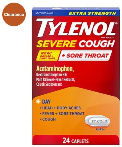 Tylenol Severe Cough & Sore Throat Day Deal