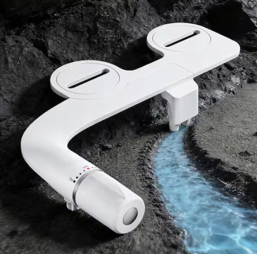 Hanikes Dual Nozzle Non-Electric Bidet Attachment