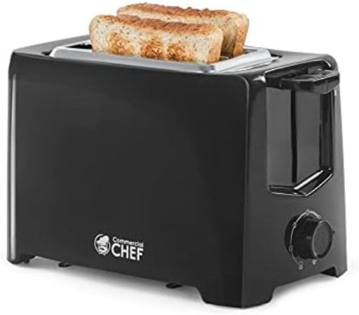 Commercial Chef 2-Slice Toaster, Black Deal