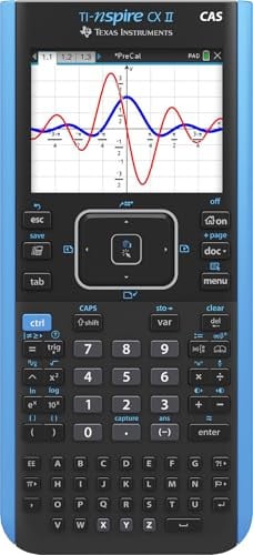 Texas Instruments TI-Nspire CX II CAS Color Graphing Calculator with Student Software (PC/Mac)