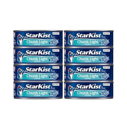 StarKist Chunk Light Tuna in Water, 5 oz (8 Pack)