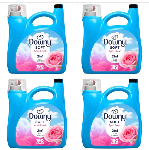 Downy 140oz Fabric Softener 4-Pack