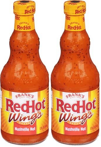 Frank's RedHot Hot Wings Sauce (Nashville) 2-Pack 12-Oz