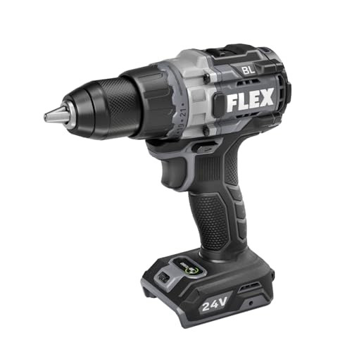 FLEX 24V Brushless Cordless 1/2-Inch 1,400 In-Lbs Torque 2-Speed Drill Driver Turbo Mode Tool Only