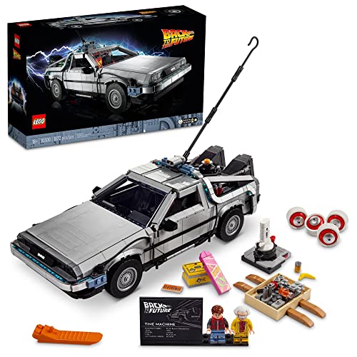LEGO Icons Back to The Future Time Machine Building Set 1872-Pc