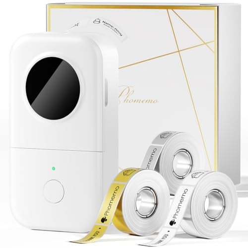 Phomemo D30 Label Maker with 3 Tapes