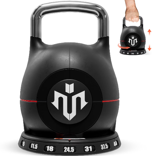 Mikolo Adjustable Kettlebell Weight Set 5-44 LBS Deal