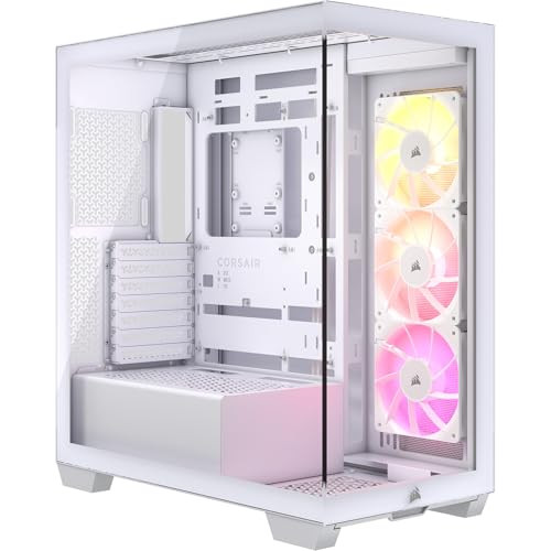 CORSAIR 3500X ARGB Mid-Tower ATX PC Case (White)