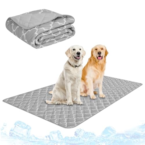 PUPTECK Dog Cooling Mat Pad (Grey, X-Large 40"x60") Deal