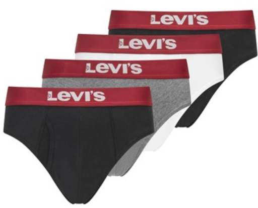 Levi's Men's 4-Pack Cotton Briefs
