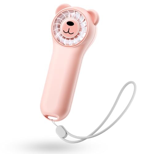 Funaudio Rechargeable Handheld Fan (Pink) Deal