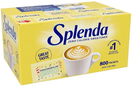 SPLENDA Zero Calorie Sweetener 800-Count Value Packets