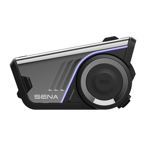 (Prime Deal) Sena 60S Motorcycle Communication Headset with Wave, Mesh, and Bluetooth Intercom