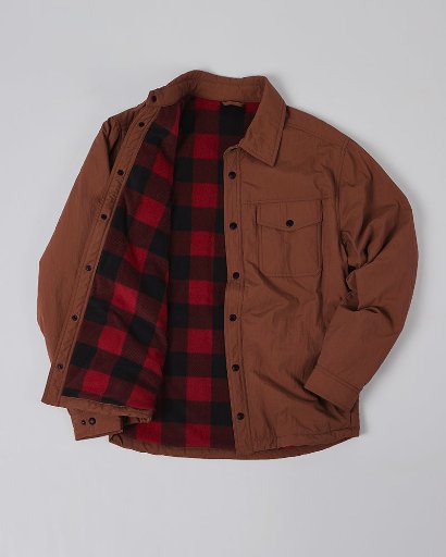 32 Degrees Men's Commuter Tech Fleece-Lined Shirt Jacket