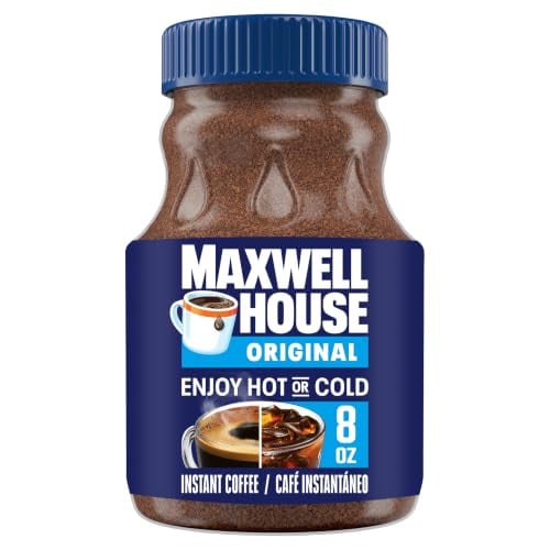 Maxwell House Instant Coffee Original Roast 8 oz Jar