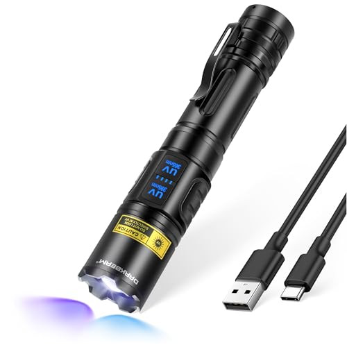 DARKBEAM USB Rechargeable UV Flashlight 365nm & 395nm
