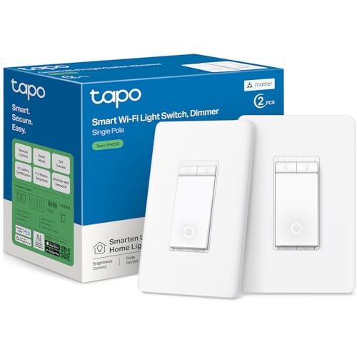 Tapo Matter Smart Dimmer Switch S505D (2-Pack)