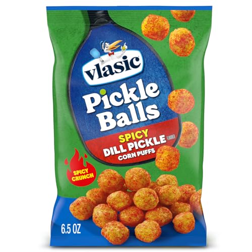 Vlasic Pickle Balls Spicy Dill Pickle Corn Puffs 6.5-oz
