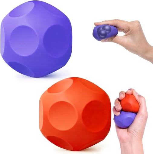 Sensory Stress Balls Relief Stress Squeeze Toy Hand Therapy Ball Deal