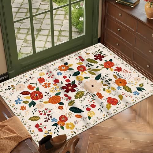 U'Artlines Soft Non-Slip Washable Door Mat 2'x3'