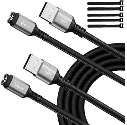 Veeloon 4FT Right-Angle Garmin Watch Charger Cable (2-Pack) Deal