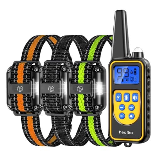 Dog Shock Collar with Remote 1640ft - 3 Pack Deal
