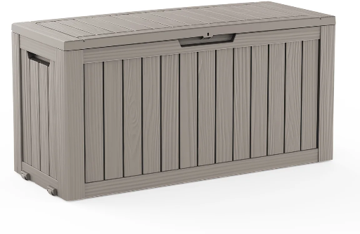 Emperic Design 72 Gallon Water Resistant Resin Lockable Deck Box Deal