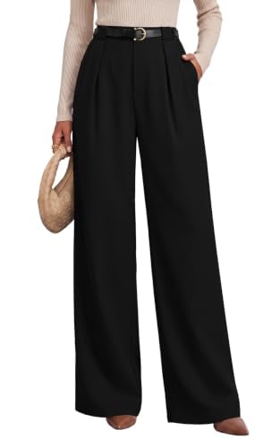 Womens Business Casual Wide Leg Work Dress Pants WPT4040 Deal