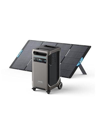 Anker SOLIX F3800 3840Wh LiFePO4 Power Station + 400W Solar Panel