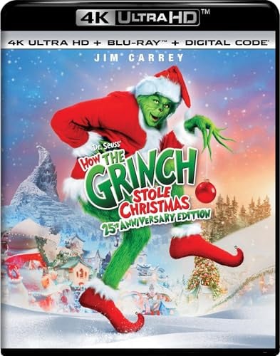 Dr. Seuss' How the Grinch Stole Christmas 4K UHD + Blu Ray + Digital Deal