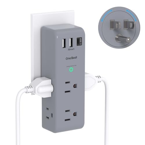 One Beat Surge Protector Outlet Extender with Rotating Plug Deal