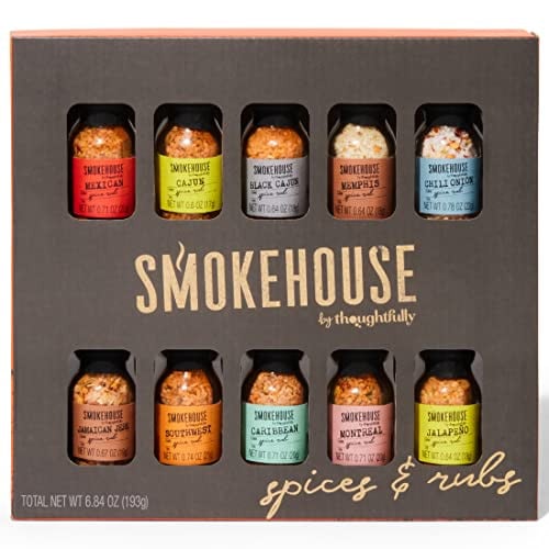 Smokehouse by Thoughtfully Gourmet Grilling Spices and Rubs 10-Pack