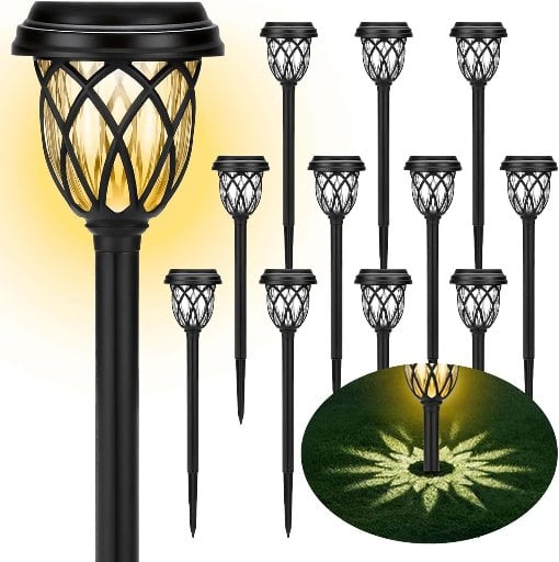 Solar Outdoor Lights 12-Pack Deal
