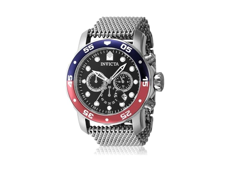 Invicta Men's 47630 Pro Diver Quartz Chronograph Black Dial Watch