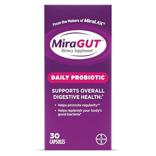 MiraGUT Daily Probiotic Supplement 30-Count