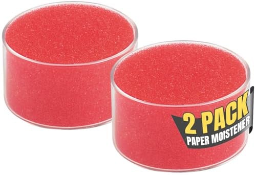 1InTheOffice Sponge Cup Moistener 2-Pack