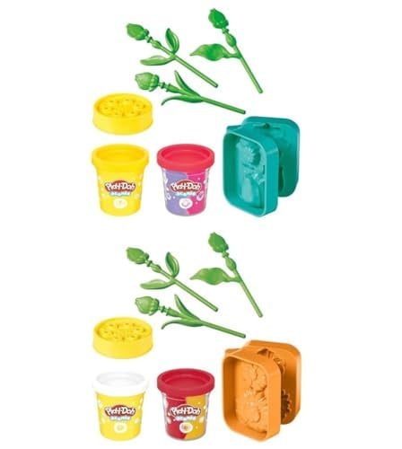 Play-Doh Flower Two Pack Tulips, Daffodils, Sunflowers, and Daisies Deal