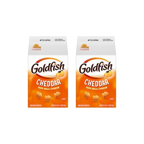 Goldfish Cheddar Cheese Crackers 27.3 oz, Pack of 2 Carton