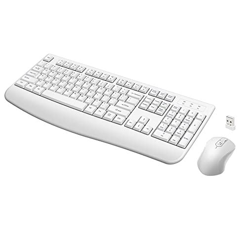 Wireless Keyboard and Mouse Combo Full-Sized 2.4GHz Deal