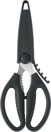 Mainstays Black Handle Stainless Steel Multi-Purpose Kitchen Shears
