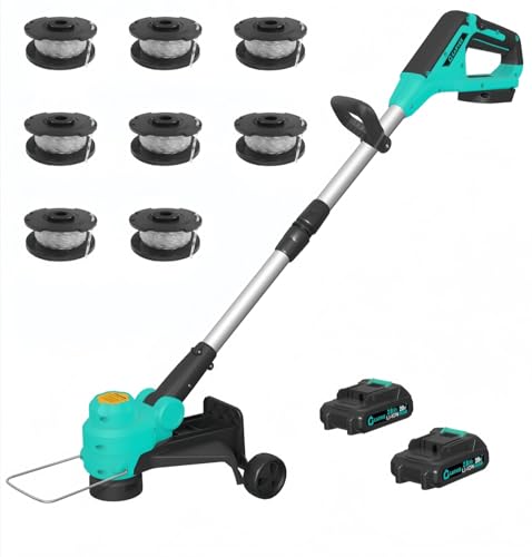 Garvee Cordless String Trimmer w/ 2x 2.0Ah Batteries & 8-Pack Spools Deal