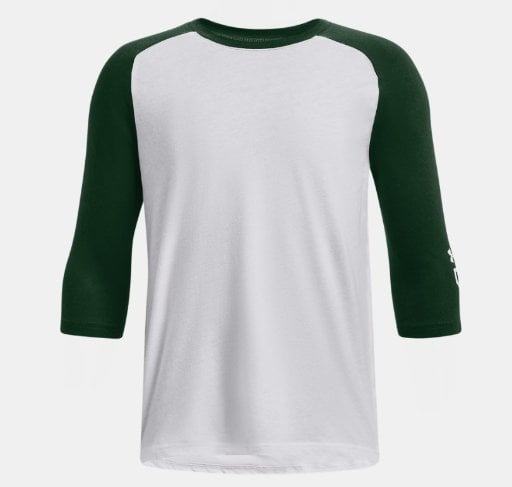Under Armour Boys' 3/4 Sleeve Baseball Raglan Shirt Deal