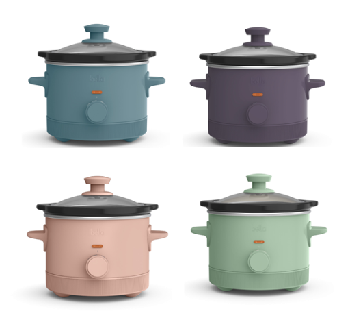 Bella 1.5-Quart Slow Cooker w/ 3-Heat Settings (5 Colors)