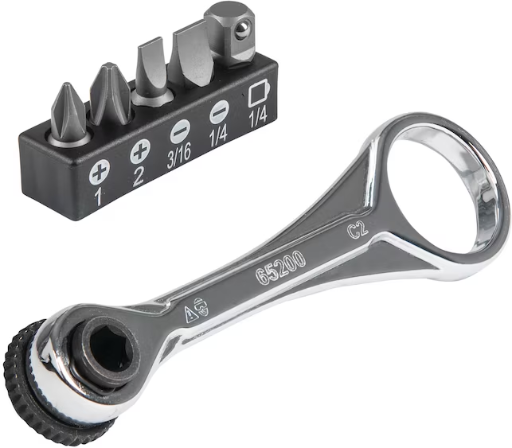 Klein Tools Slim-Profile Mini Ratchet Set, 5-Piece Deal