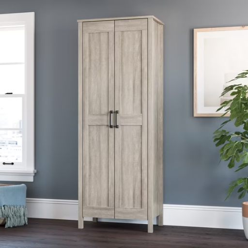 Sauder Two-Door Storage Cabinet, Spring Maple