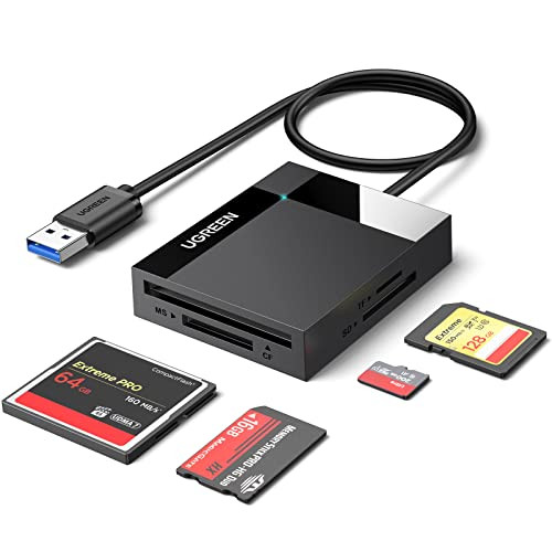 UGREEN USB 3.0 SD Card Reader Hub (SD, microSD, CompactFlash & Memory Stick)