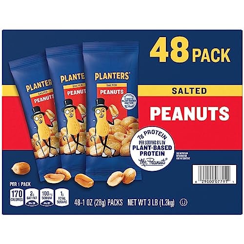 Planters Salted Peanuts (48 1-ounce packs) Deal