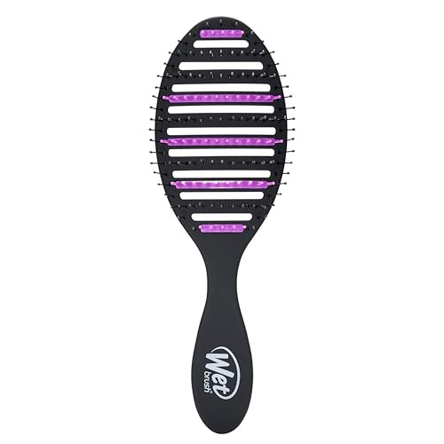 Wet Brush Refresh and Extend Speed Dry Black Detangling Hair Brush