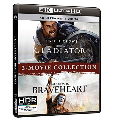 Gladiator/Braveheart 2-Movie Collection 4K Ultra HD + Digital