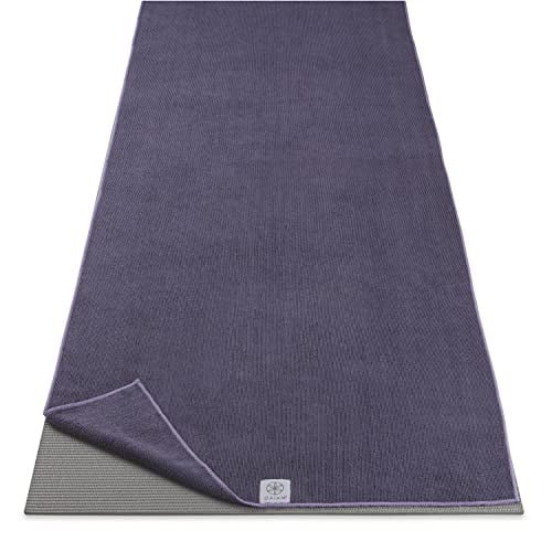 Gaiam Yoga Mat Towel Microfiber Mat-Sized Yoga Towel for Hot Yoga Deal